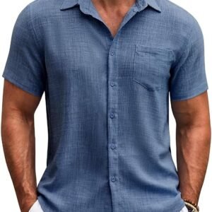 Lymio Regular Fit Shirt for Men|| Men Stylish Regular Fit Shirt (Resort-Slub)